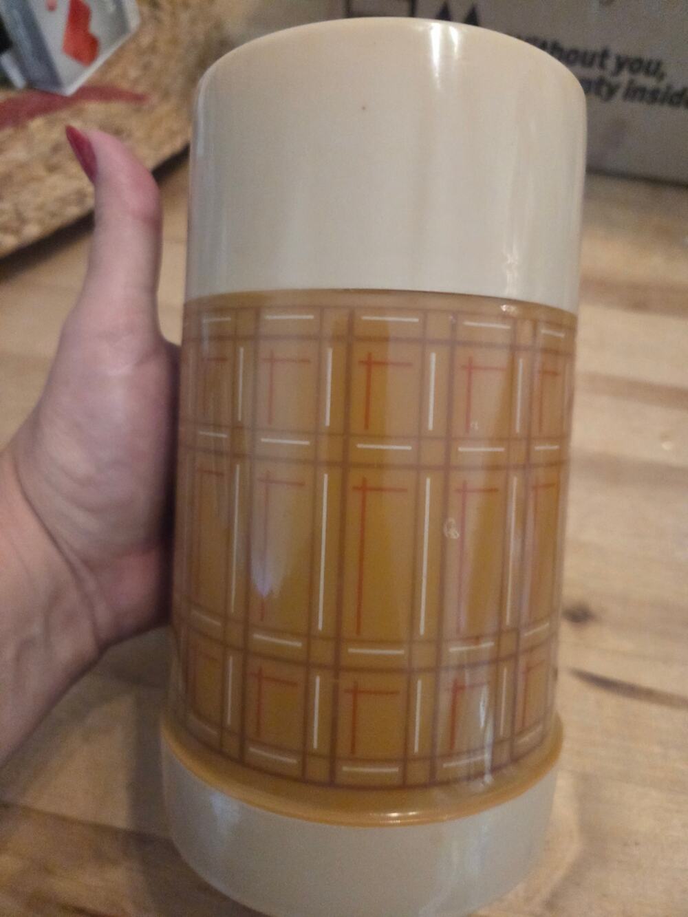 1970s Aladdin’s Best Buy Thermos Wide Mouth Pint Complete with Stopper & Cup Lid